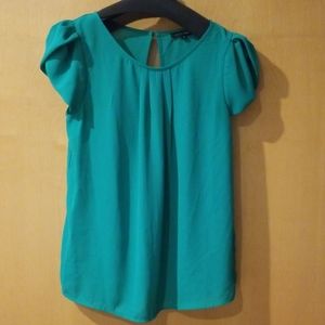 Pretty Petal Cap Sleeve Blouse